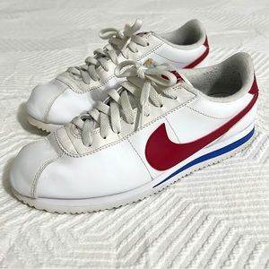 Men’s Nike Cortez Basic in White/Red/Blue